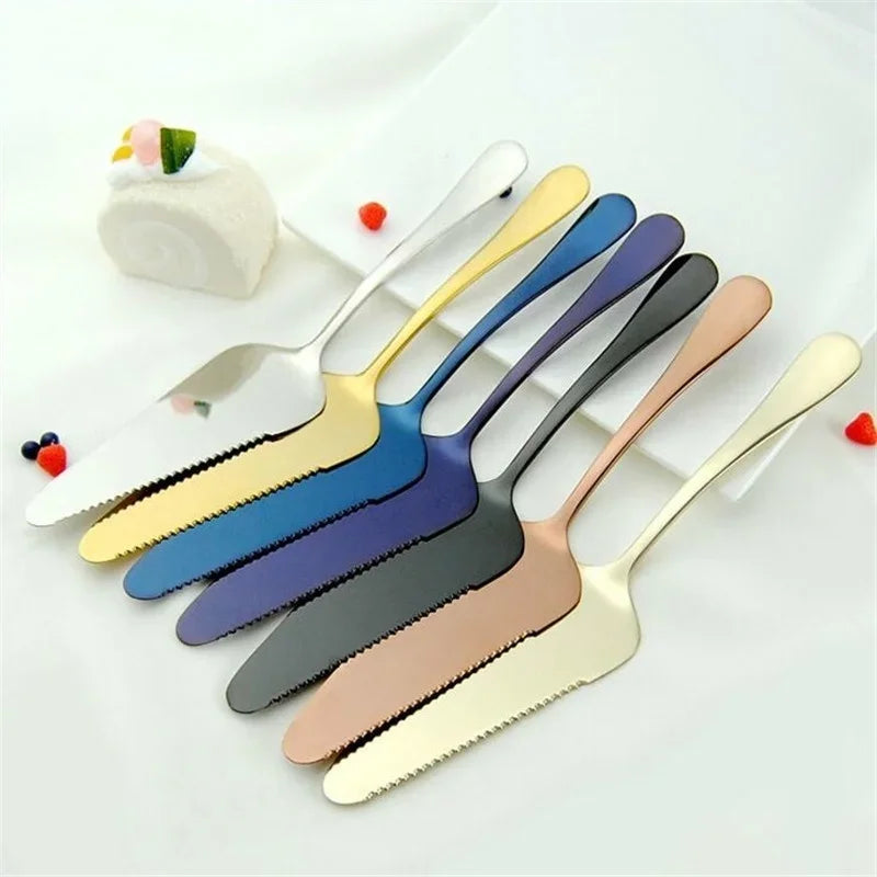 1Pc Stainless Steel Cake Shovel Knife Pie Pizza Cheese Server Cake Divider knives Baking Tools