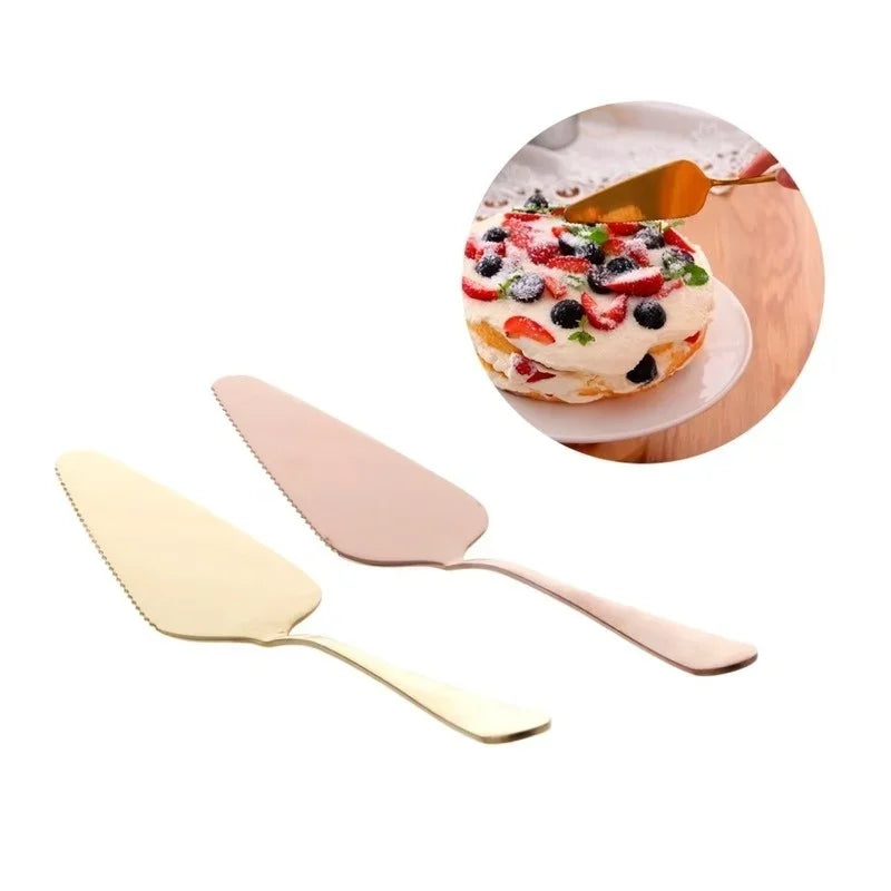 1Pc Stainless Steel Cake Shovel Knife Pie Pizza Cheese Server Cake Divider knives Baking Tools