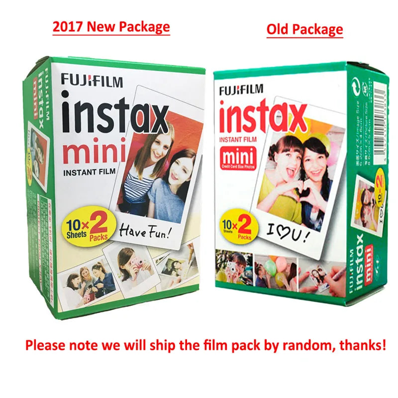 Original 10-100 Fujifilm Instax Mini Film Paper Sheets for Fuji Instant Film Cameras Instax Mini 12 11 9 40 70 90 Link 2 EVO
