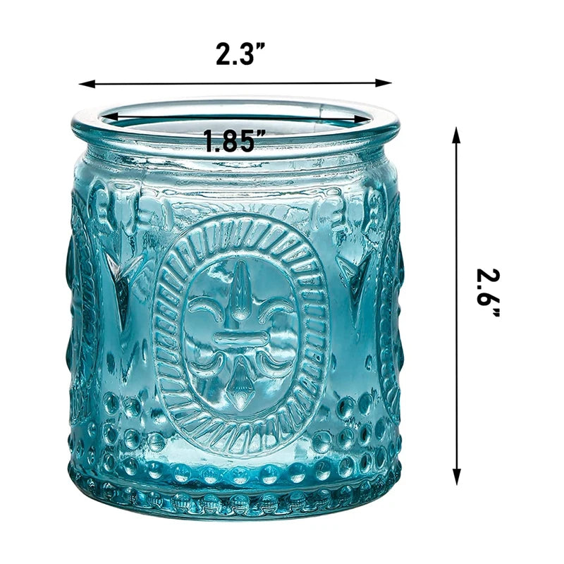 Vintage Tea Light Holder Votive Candle Holders Glass Holder 12 Pcs For Wedding, Church, Bedroom And Table CNIM Hot