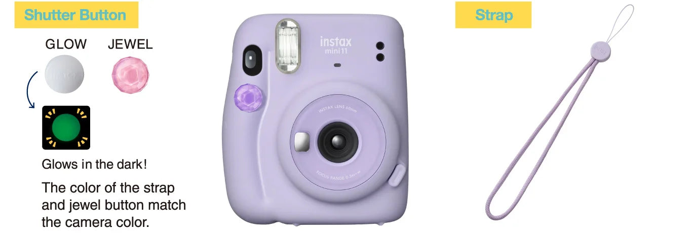 Origin Fuji Fujifilm Instax Mini 11 Instant Camera Instax Mini 12 Film Photo Snapshot Printing CameraShooting Upgraded Camera