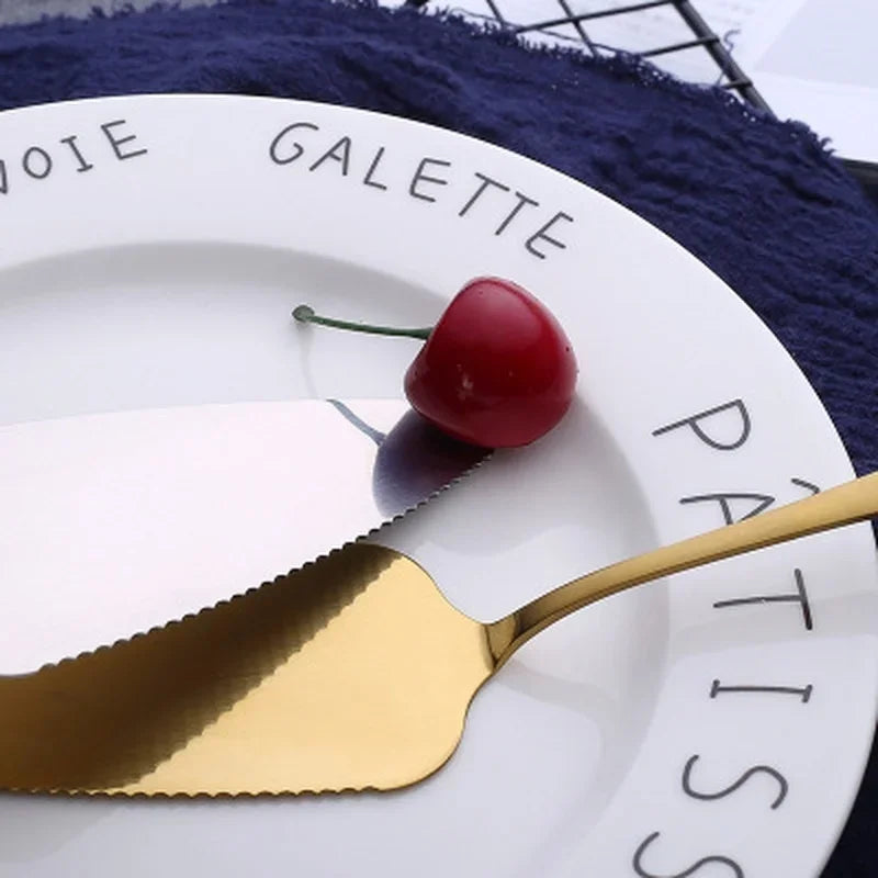 1Pc Stainless Steel Cake Shovel Knife Pie Pizza Cheese Server Cake Divider knives Baking Tools
