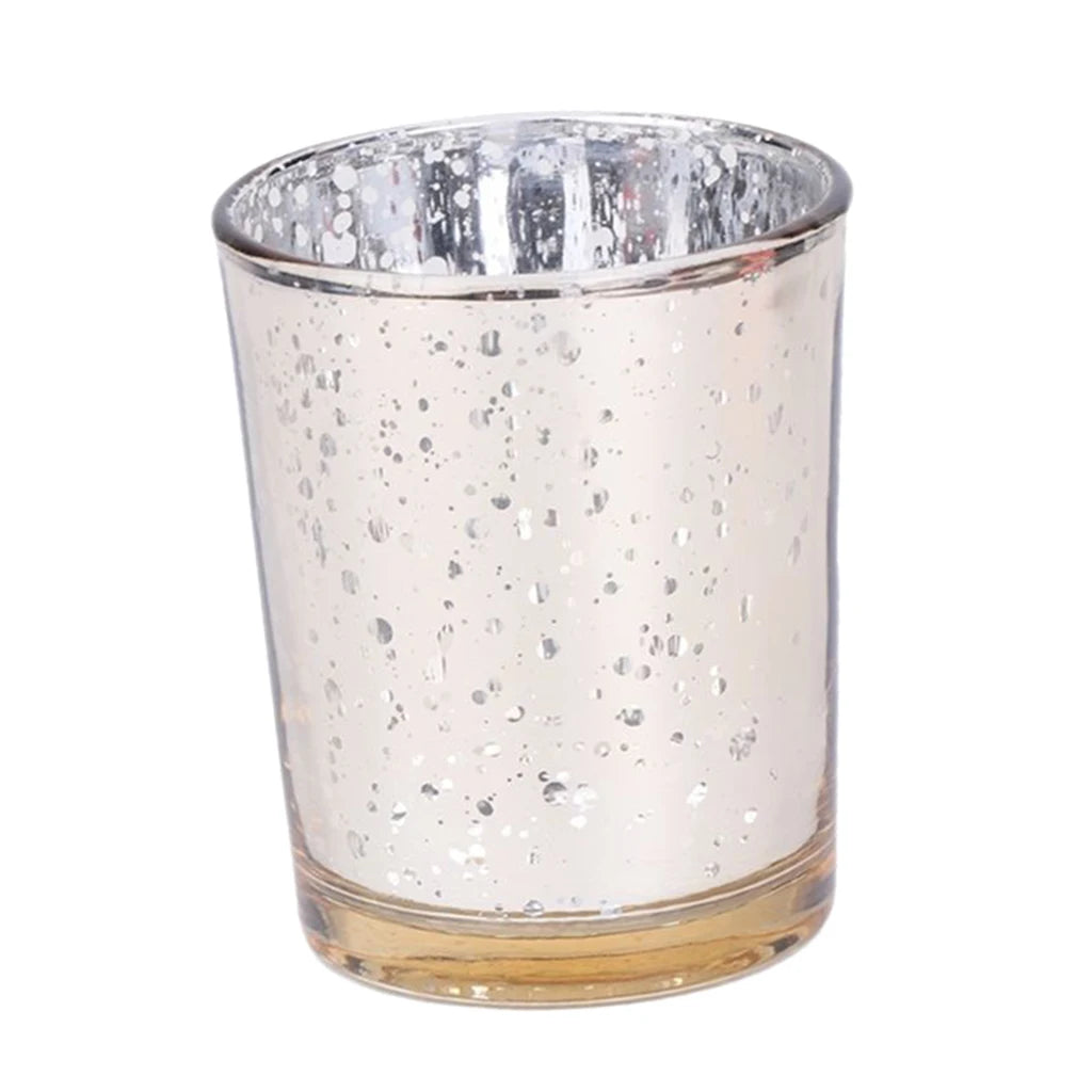 Glass Votive Candle Holders, Table Centerpiece Tealight Decoration for Elegant