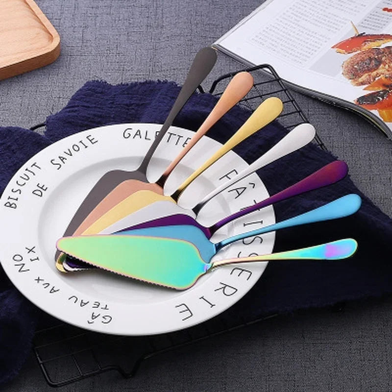 1Pc Stainless Steel Cake Shovel Knife Pie Pizza Cheese Server Cake Divider knives Baking Tools
