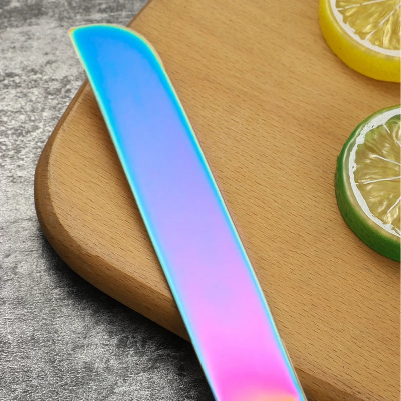 2Pcs/Set Stainless Steel Cake Shovel Set Bread Pizza Knife Dessert Pie Fondant Divider Cutter Spatula For Wedding Birth Baking