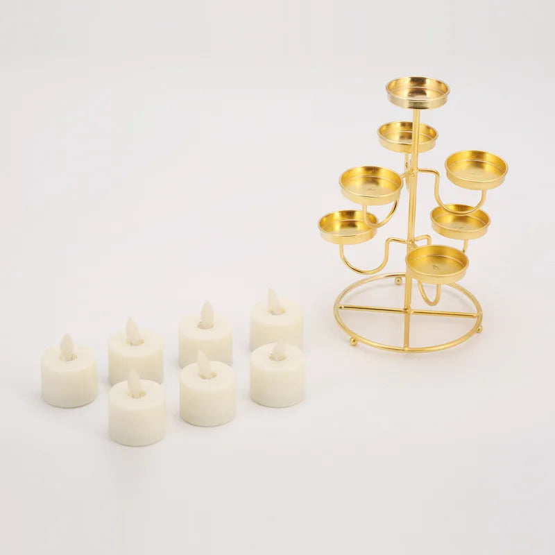 4 or 6 Flameless Moving Wick Candles With Remote Control Realistic Christmas Church Wedding Fake Electronic Candle LED Wedding