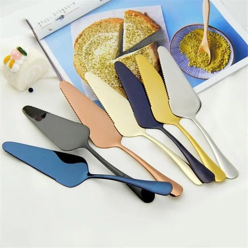 1Pc Stainless Steel Cake Shovel Knife Pie Pizza Cheese Server Cake Divider knives Baking Tools