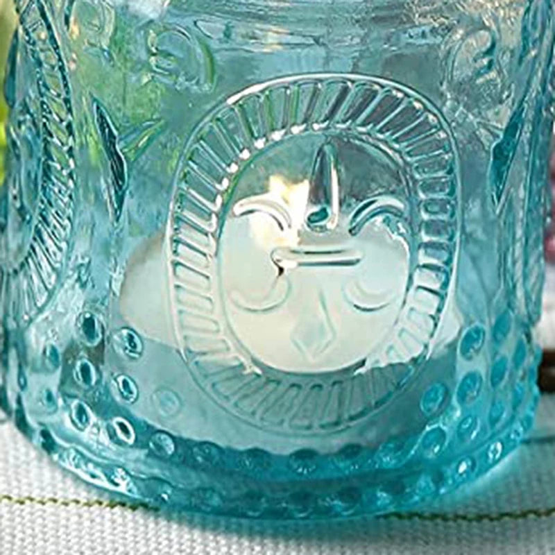 Vintage Tea Light Holder Votive Candle Holders Glass Holder 12 Pcs For Wedding, Church, Bedroom And Table CNIM Hot