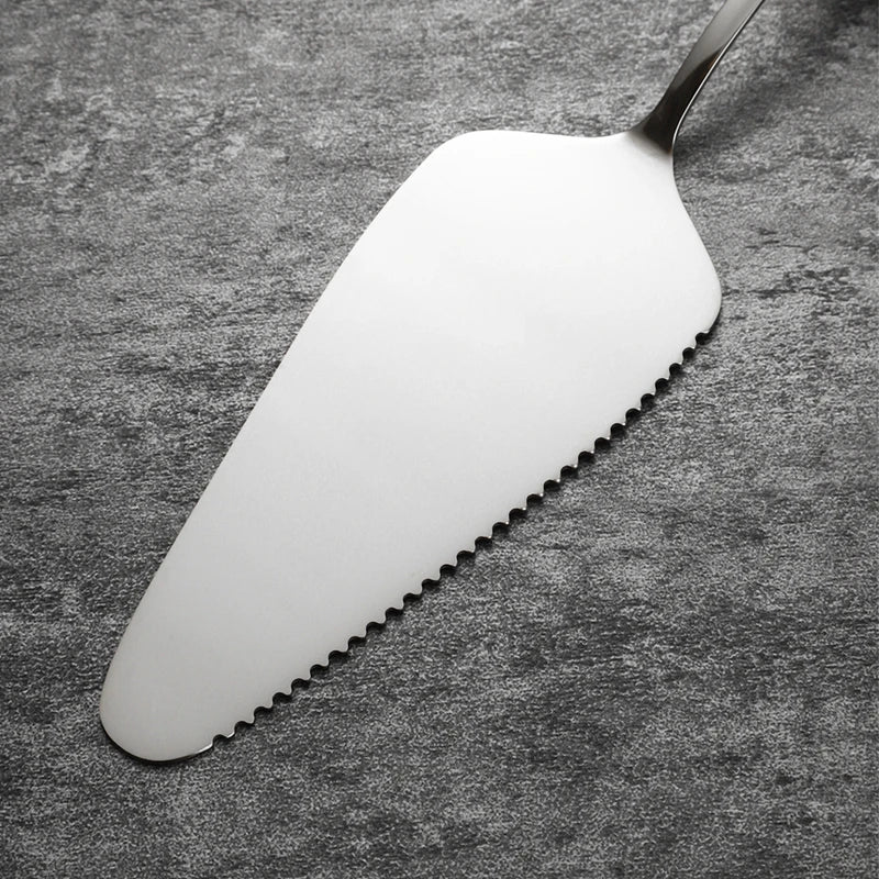 2Pcs/Set Stainless Steel Cake Shovel Set Bread Pizza Knife Dessert Pie Fondant Divider Cutter Spatula For Wedding Birth Baking