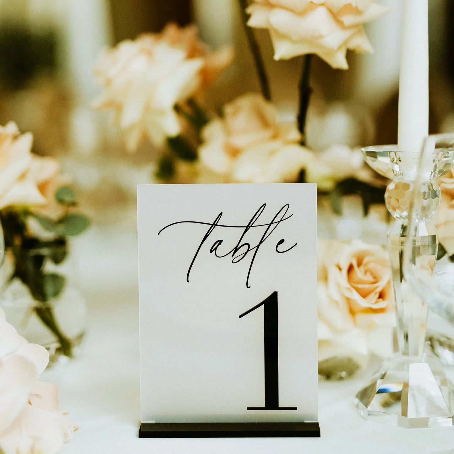 Wedding Table Numbers 3D Black Matte Wedding Table Decor Wedding Stationery Black Wedding Reception Decor