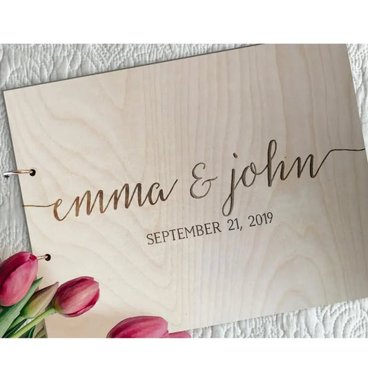 Rustic Wedding Guest Book Wedding Memory Book Wood GuestBook Wedding Guest Book Polaroid Guest Book Wedding Planner