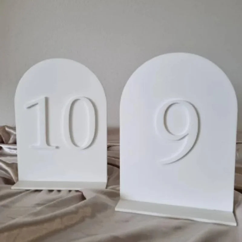 Modern Table Numbers Wedding Table Numbers Gold Mirror Table Signs Wedding Table Decoration Reception Signage Sign