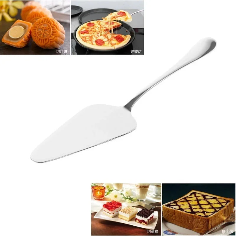 1Pc  Stainless Steel Cake Shovel Knife Pie Pizza Cheese Server Cake Divider knives Baking Tools