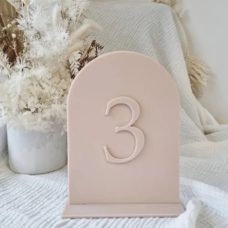 Modern Table Numbers Wedding Table Numbers Gold Mirror Table Signs Wedding Table Decoration Reception Signage Sign