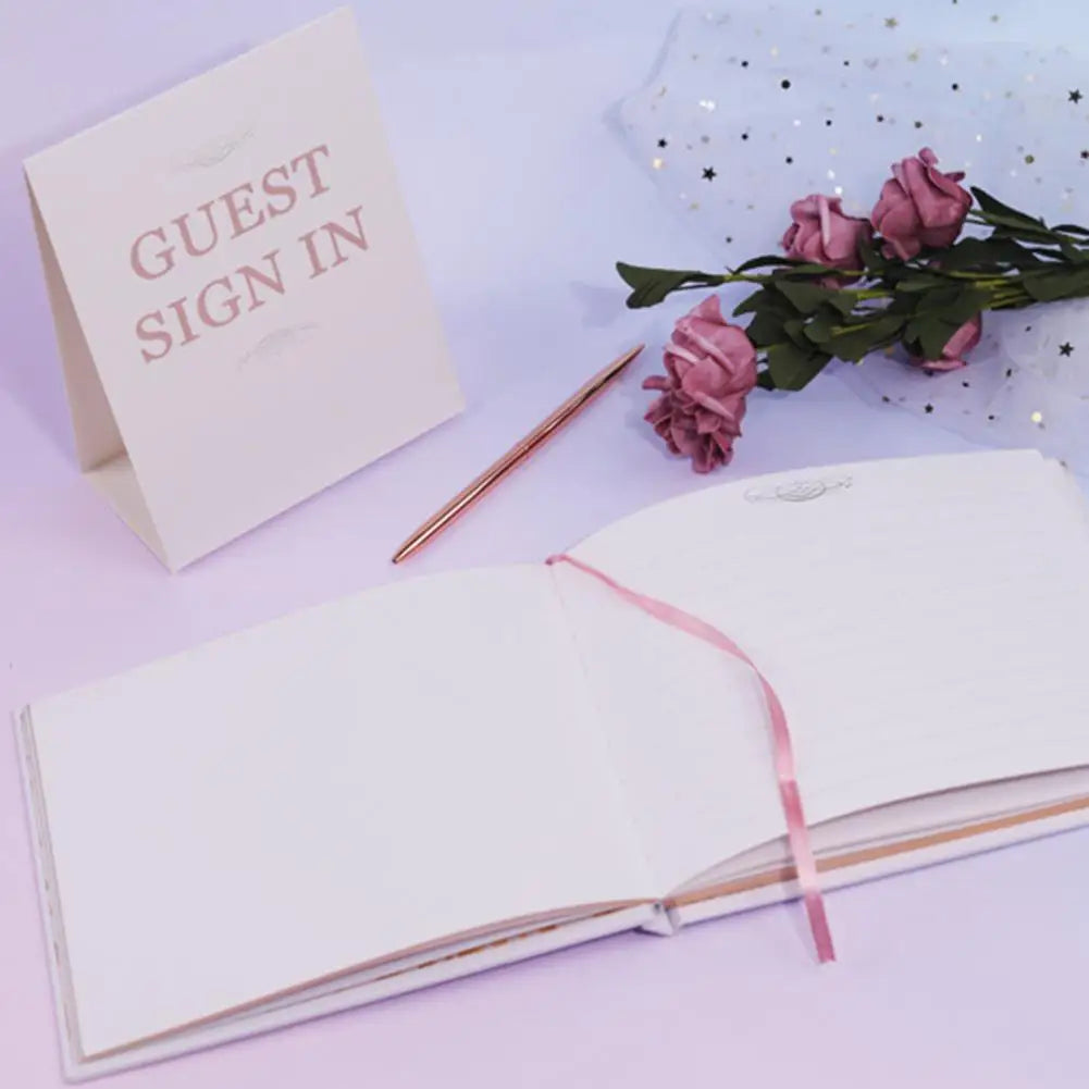 Wedding Guest Book with Polaroid Birthday Party Guest Book Elegant Wedding Guest Book Set Receptions Baby Showers Celebrations