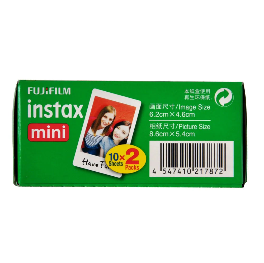 Origin Fujifilm Instax Mini Film White 10 20 40 60 80 100 Sheets For FUJI Instant Camera Mini 12/11 Mini 9 8 7 70 90 Film Camera