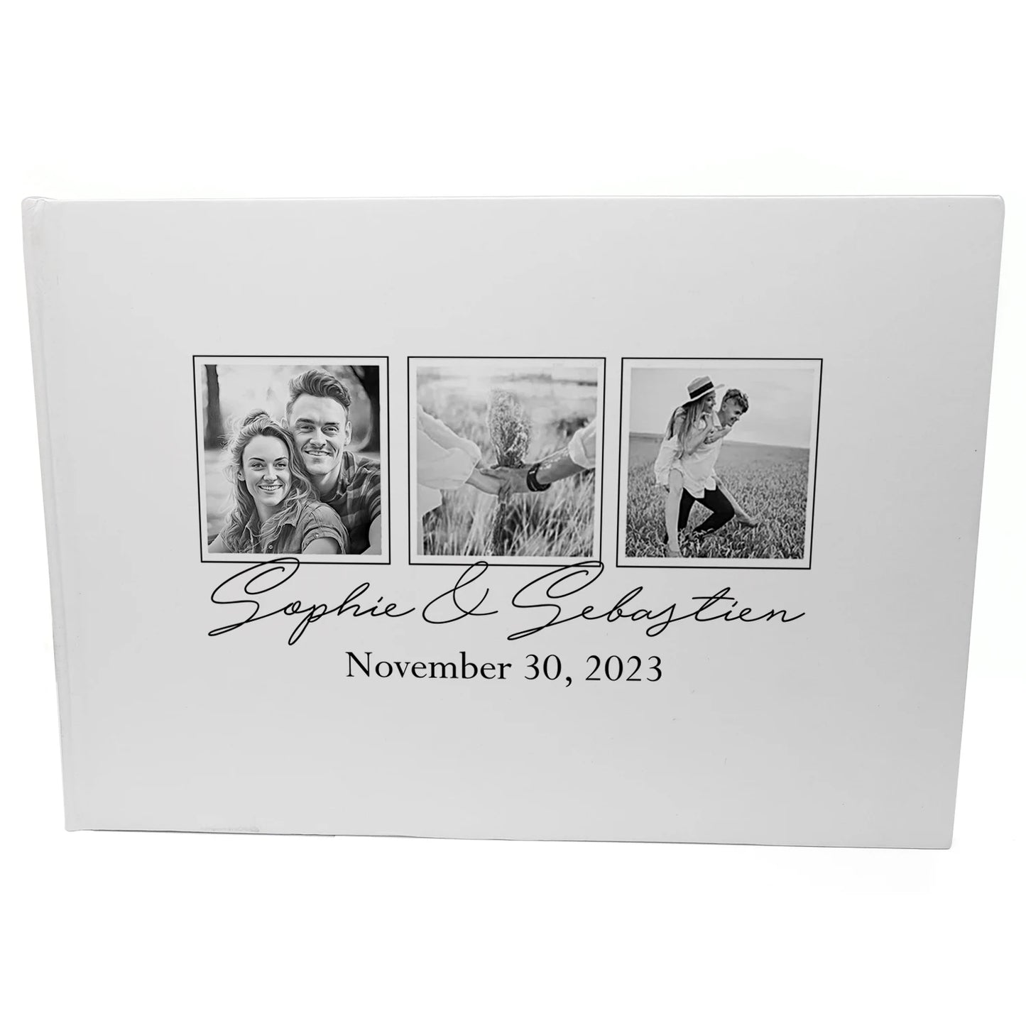 Custom Photo Guestbook for Wedding Decor, Personalized Wedding Guestbook, Guest Book, Wedding Photo Album, Wedding Sign Book