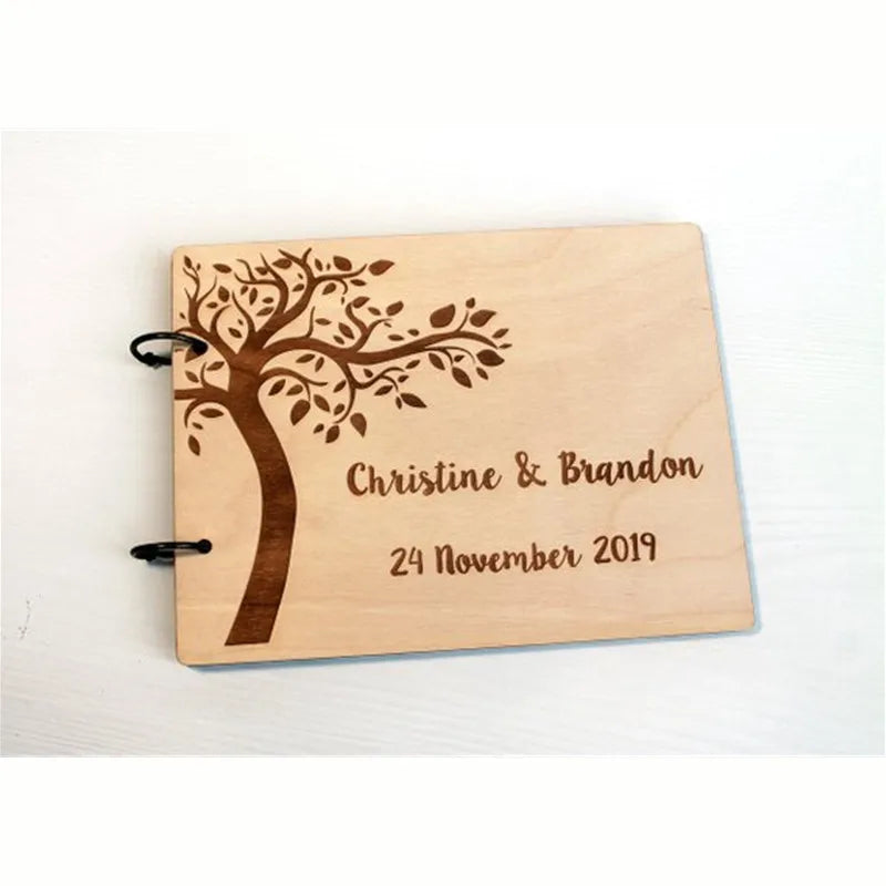 Rustic Wedding Guest Book Wedding Memory Book Wood GuestBook Wedding Guest Book Polaroid Guest Book Wedding Planner