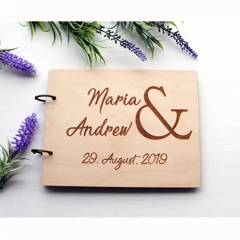 Rustic Wedding Guest Book Wedding Memory Book Wood GuestBook Wedding Guest Book Polaroid Guest Book Wedding Planner